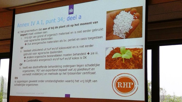RHP Horticulture doeltreffende behandeling fytosanitair certificaat
